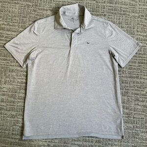Vineyard Vines Light Gray Kids Polo Shirt
